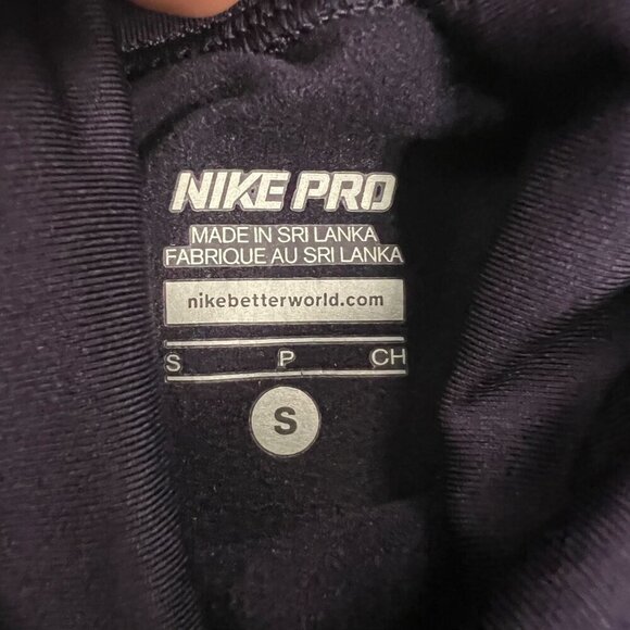 Nike Pro Women's Mock Neck Active Pullover Top Purple/Pink Size Small - Picture 8 of 9